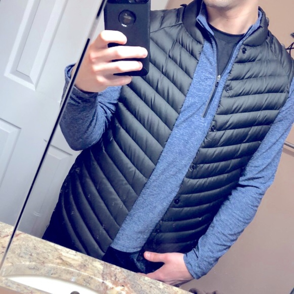 NWT Lululemon Snap Down Vest Navy Large